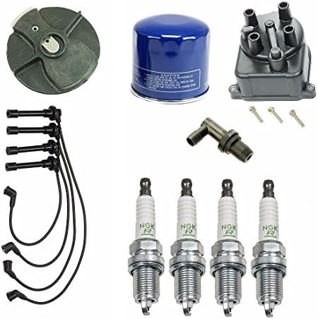Tune Up Kit Filters Cap Rotor Wires &amp; NGK Plugs Honda Civic EX 1.6 D16Y8