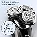 Philips Norelco Shaver 9300 with SmartClean, Rechargeable Wet/Dry Electric Shaver with Precision Trimmer Attachment, S9311/87