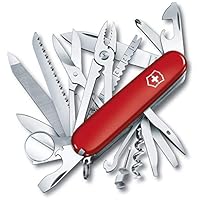 Victorinox Swiss Army Multi-Tool, SwissChamp Pocket Knife, Red