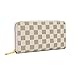 QEGGS Womens Zipper Wallet Coin Purses Clutch Handbags for Phone and RFID Blocking Card Holder,White, Medium