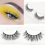 Miss Kiss 3D Mink Fur Eye Lashes Fake Eyelashes 100% Siberian Mink Hair Hand-made False Lashes Natural Length 1 Pair Package