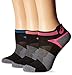 ASICS Women's Quick Lyte Cushion Single Tab Socks, Black Assorted, Medium