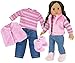 8 Piece Snowboard Set for Dolls | Snowboard, Boots, Helmet, Goggles, Outfit and Shoes for 18 in Dolls