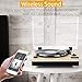 Rcm Wireless 3-Speed Turntable with Stereo Speakers Natural Wood Vinyl Record Player, Belt-Drive, Vinyl to MP3 Recording, USB (MC-262T/T Oak)thumb 3