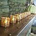 24 Flameless Flickering LED Tea Light by Frux Home and Yard - Battery Operated Candles, Holders Decorative Votive Wraps Included