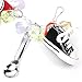 Bvanki Parrot Spoon Sneaker Toy, Bird Cage Swing Toy, Parrot Hanging Chewing Toys for Entertaining African Grey, Amazon Conure, Cockatoo and Macaw, Cockatielthumb 3