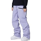 GS SNOWING Women's Insulated Snow Ski Pants Snowboarding Skiing Bibs Waterproof Windproof Hiking Outdoor Pants