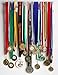 Acrylic Medal Holder for Wall - Strong, Stylish & Crystal-Clear Medal Hanger - Simple, No-Fuss Medal Display Rack Suitable for All Sports & Awards