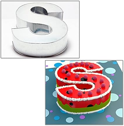 Moule A Gateau En Forme De Lettre De L Alphabet 35 6 Cm A A Z Toutes Lettres Aluminium Argente S Amazon Fr Cuisine Maison