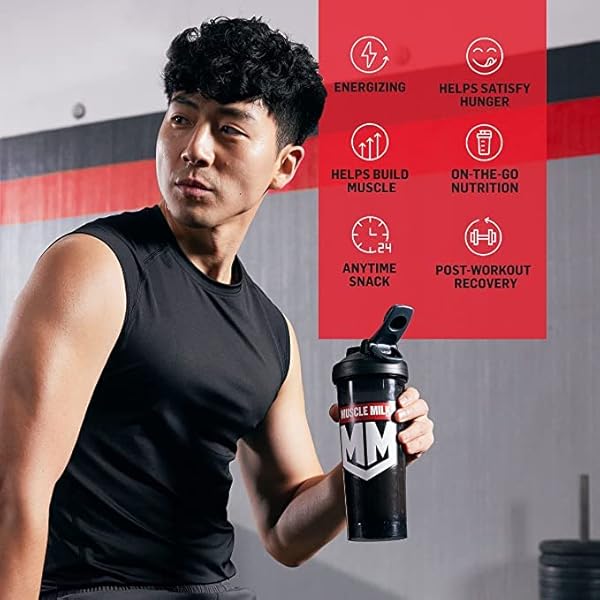 MUSCLE MILK PRO SERIES PROTEIN POWDER SUPPLEMENT, SLAMMIN’ STRAWBERRY, 2 POUND, 11 SERVINGS, 50G PROTEIN, 3G SUGAR, 20 VITAMINS & MINERALS, NSF CERTIFIED FOR SPORT, PACKAGING MAY VARY