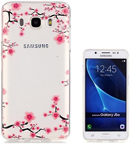 Clear Soft Flexible Style TPU Bumper Silicone Scratch-Proof Protective Slim Skin Back Case Cover for Samsung Galaxy J510FN /J5 (2016) 5.2"