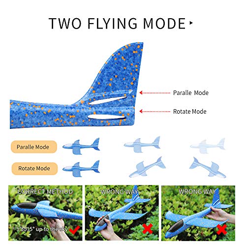 image for Lucky Doug Airplane Toys, 3 Packs 16.5