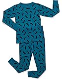 Leveret Mustache 2 Piece Pajama 6 Year