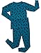 Leveret Mustache 2 Piece Pajama 6 Year