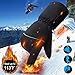 Autocastle Electric Battery Heated Gloves for Women & Men, Touchscreen Waterproof Thermo-Gloves with Battery Powered Electric Heating for Ski, Bike, Motorcycle & Winter Sports