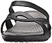 crocs Women's Meleen Twist Sandal, Black/Smoke, 9 US/9 M US