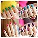 Youngman Nail Art Decor 3D Velvet Flocking Powder 12 Colors (Random Color Collection))