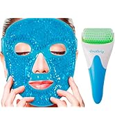 Ice Face Roller Cooling Mask for Dark Circles Puffiness Relief Gel Cold Eye Masks Reusable Bead C...