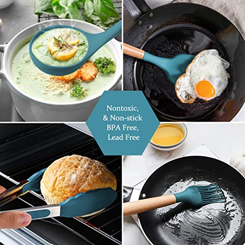 Kitchen-Utensil-Set-Silicone-Cooking-Utensils-Fungun-26-pcs-Kitchen-Utensils-Tools-Wooden-Handle-Spoons-Spatulas-Set-Cookware-Turner-Tongs-Whisk-Kitchen-Gadgets-with-Holder-BPA-Free-Non-Toxic