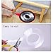 DOMMARE Double Sided Tape Heavy Duty 3metres/9.84ft Nano Adhesive Gel Grip Washable Removable Traceless Strips Grip Carpet Mats Multifunctional Poster Phone Pads for Household & Office