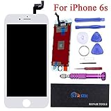 White LCD for iPhone 6S 4.7 inch - RSTH LCD Screen Touch Digitizer Replacement with 3D Touch Frame & Repair Tools Kit Display …