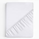 LuxClub Double Fitted Sheet 40cm Deep Pocket Soft Microfiber White view 7