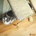 BIG NOSE - Cat Scratching Post with Leaser Feather and Fluffly Ball Wall Mount Shelves and Steps Sturd Wall Version