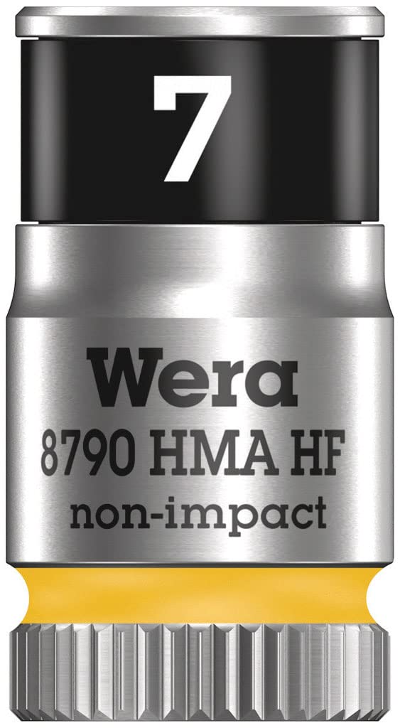 8790 HMA HF Zyklop socket with 1/4" drive with holding function, 7,0 mm