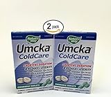 Pack of Two (2) Natures Way Umcka ColdCare Shorten Duration and Reduce Severity of Colds 40 Chewable Mint-Menthol Tablets