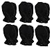 Infant-Toddler Soft And Warm Fleece Mittens 6-Pack (Black 12-24M)