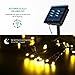 Solar String Lights, Litom 200 LED 72ft Warm White Decorative Lights Outdoor with 8 Modes, Waterproof Ambiance Lighting for Patio, Lawn, Home, Wedding, Christmas Party, Thanksgiving, Black Friday