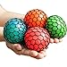 Bingole 2PCS Randomly Mesh Squishy Balls Stress Relief Squeeze Grape Balls Relieve Pressure Balls