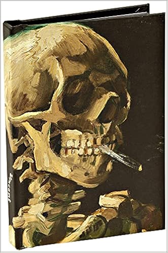 Head Of A Skeleton With A Burning Cigarette By Vincent Van Gogh Skull Best Mini Notebook With Dot Grid Pages And Lay Flat Technology Gogh Vincent Van Amazon De Bucher