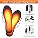 TOULLGO Heated Insoles, USB Insoles, Thermal Soles, Winter Foot Warmers, Heated Insoles That Molds to Your Foot, USB Rechargeable Heated Insole, Size 40/44