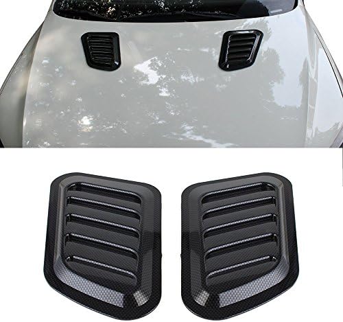 Neverland 汎用ダミーダクト エアーダクト Abs製 飾り付け ボンネット スクープ 左右分 秋冬新作 カーボン フェンダーダクト 汎用ダミーエアインテーク