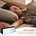 Alarm Clock Radio with Bluetooth Speaker, Digital FM Radio, Stereo Sound, Night Light, Manual Dimmer, Snooze, Large LED Display- A Good Choice for Daily Use and Recreation