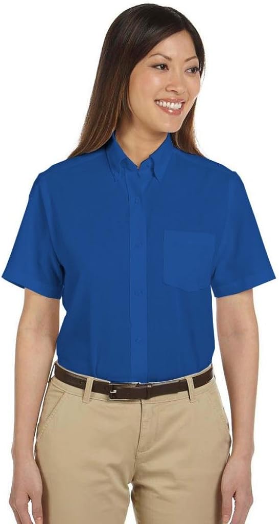 van heusen oxford short sleeve shirt