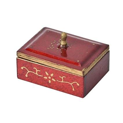 Moootea Caja de Costura de la casa de muñecas, Kit de Herramientas Modelo de Caja de