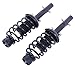 Front Struts Complete & Coil Springs Assembly Pair Set Compatible with 1998-2008 Beetle 1999-2006 Golf 1999-2005 Jetta Shock Absorbers - 171525