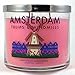 Bath & Body Works Candle 3 Wick 14.5 Ounce Amsterdam Tulips & Windmills