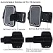 i2 Gear Armband for iPhone 12, 11, XR, XS, X, 8, 7, 6 with Card Holder - Black