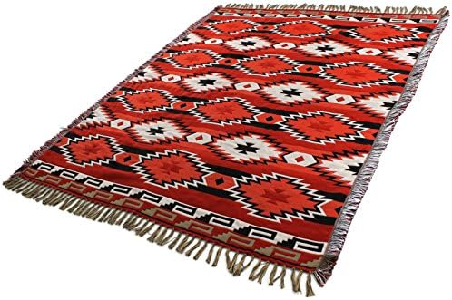 Onyx Arrow Southwest Decor Throw Tuscon Red