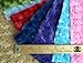 Minky Rosebud Turquoise Fabric by The Yard