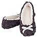 MIXIN Women's Ballerina Slippers Soft Sole Slipper Socks House Slippers for Women Cozy Memory Foam Anti-Slip for Indoor Comfort Fuzzy