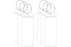 Cruise Luggage Tag Holder, 6Pack Clear Waterproof Cruise Luggage Tags for Royal Caribbean and Celebrity Ships, Cruise Essenti
