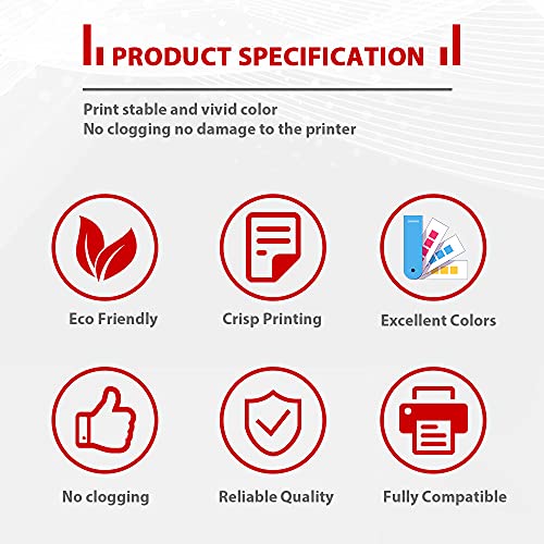 Exsun-Botellas-de-Tinta-Negra-Universales-Compatibles-de-100ml-para-el-Sistema-CISS-Cartucho-de-Tinta-Recargable-Funciona-con-Canon-HP-Epson-Brother-Lexmark-DELL-Ricoh-Kodark-2-Botellas