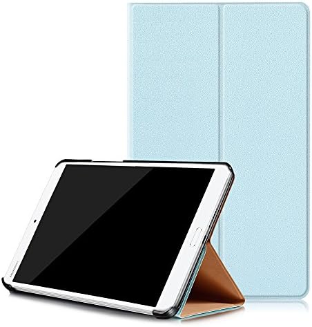 MediaPad M3 8.4 Case , Heavy Duty Hard Armor Case PU Leather 360 Rotating Cover with Flip Folio Stand Full Body Protection Shell (Sleep/Wake)Waterproof for HuaweiMediaPad M3 8.4 Tablet (blue)