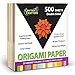Craftier Crafters Origami Paper 15x15cm 500 Double-Sided Sheets of 20 Assorted Colors