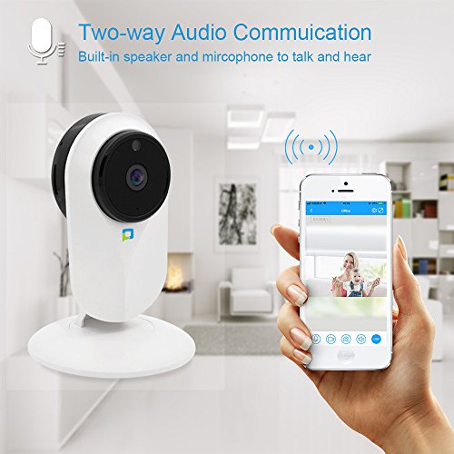 DICPOLIA Home Security Camera System with Monitor Motion Detection Alert Wall Mount Waterproof, HD 1080P WiFi Security Camera Monitor Camera with Night Version Motion Dection Two-Way Audio (White) - Thumbnail 6