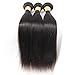 Oriental Show 8~30 inches 6A Brazilian Silky Straight, Pack of 3(Mixed Length), 100% Unprocessed Virgin Human Hair, 300g Total(100g Each), Natural Color (10 12 14)
